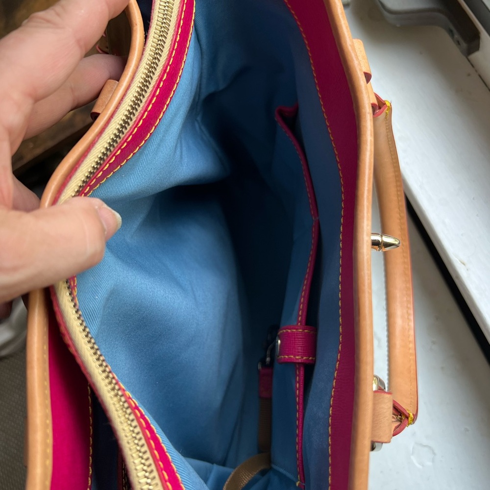Dooney & Bourke Patent Claremont Dover Tote - Picture 6 of 13